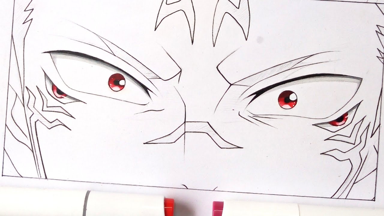 🔥Drawing sukuna eyes 🔥 #shorts