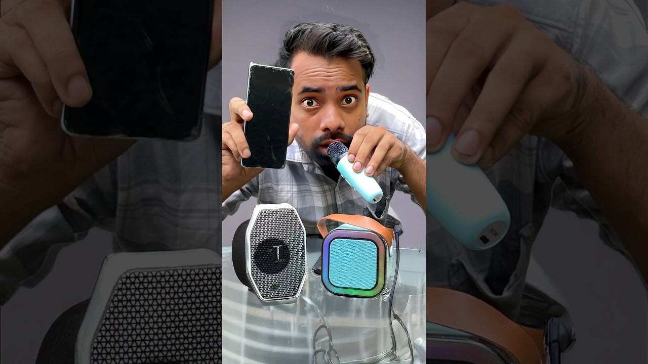 Wireless Bluetooth speaker with mic unboxing #wireless #bluetoothspeaker #airport