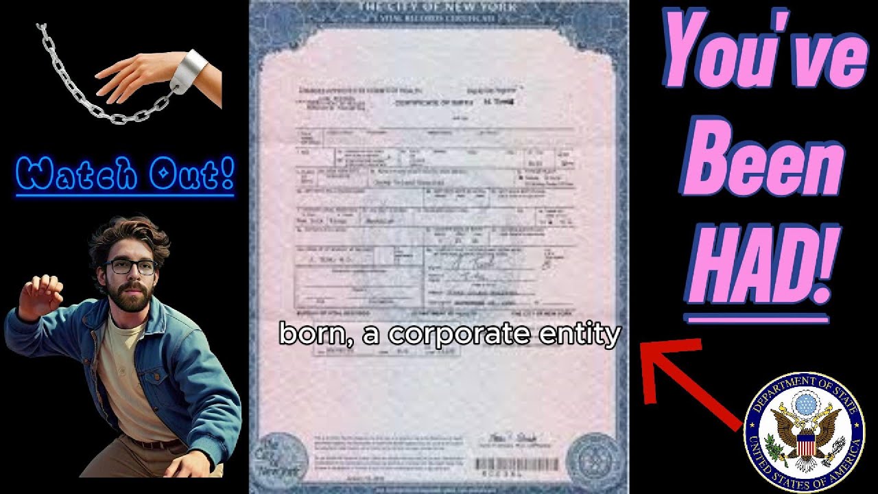 Your STRAWMAN: Your Birth Certificate is ON the Stock Market?