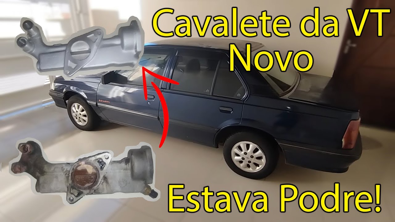 Troca do cavalete da Válvula Termostática Motor Superaquecendo GM Chevrolet Monza 1995