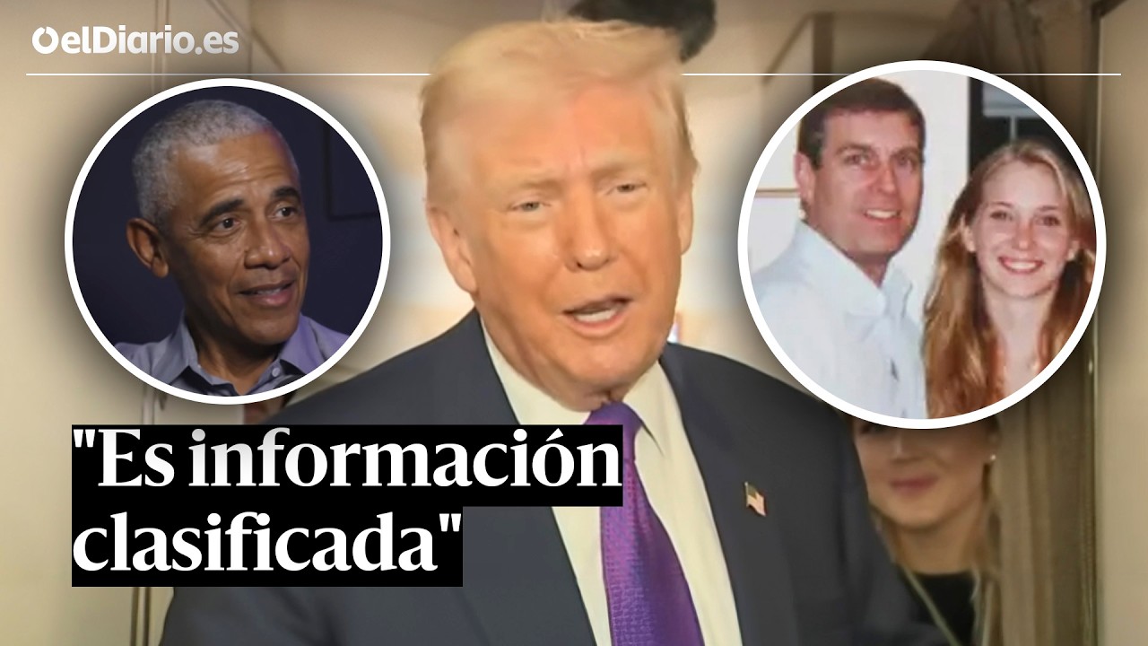 Trump habla de los comentarios de Obama sobre aliens y de la detención del príncipe Andrés