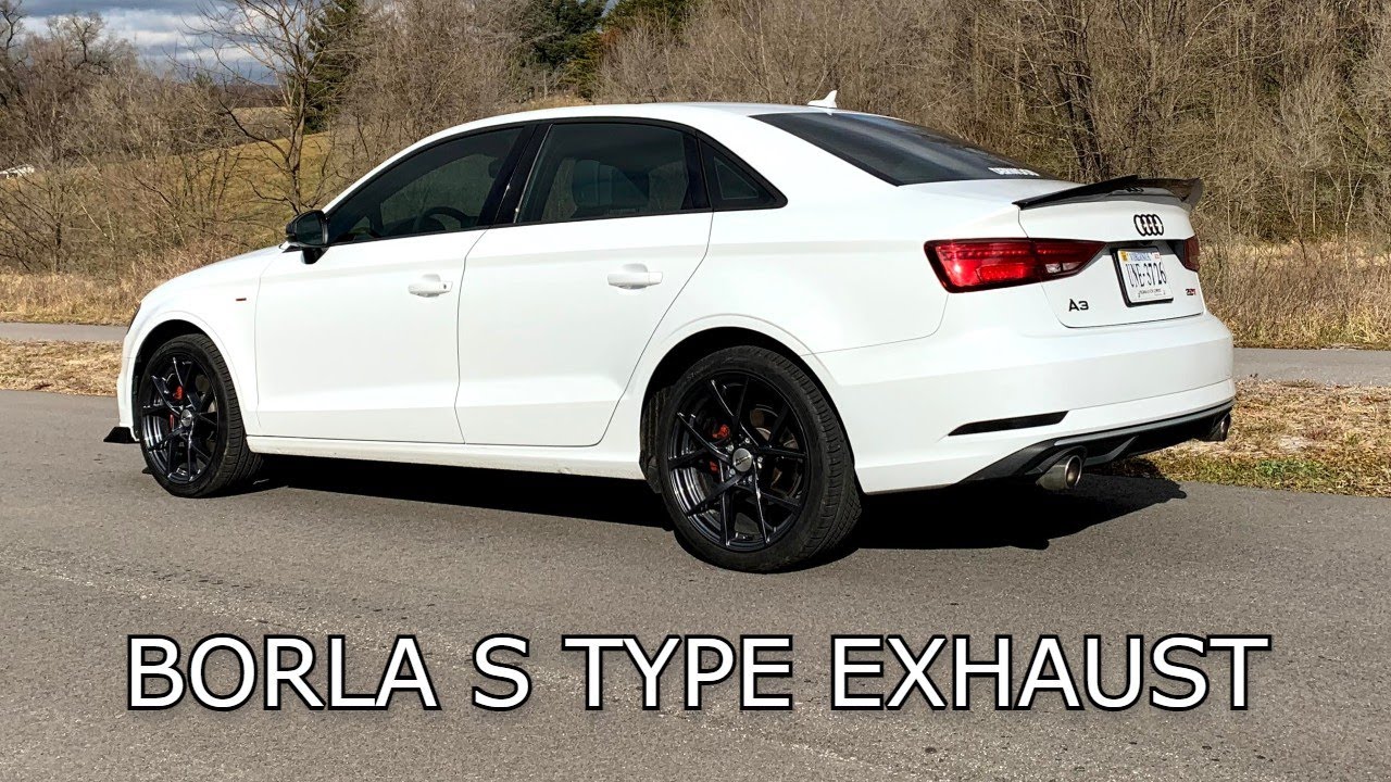 2017 Audi A3 2.0T Quattro | Borla S Type Exhaust