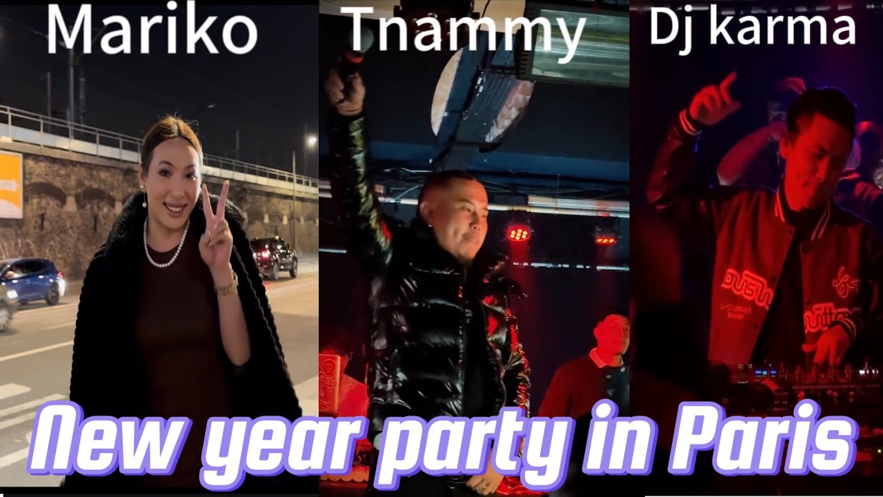 New year party in Paris ​#tibetanvlogger#tibetanyoutuber