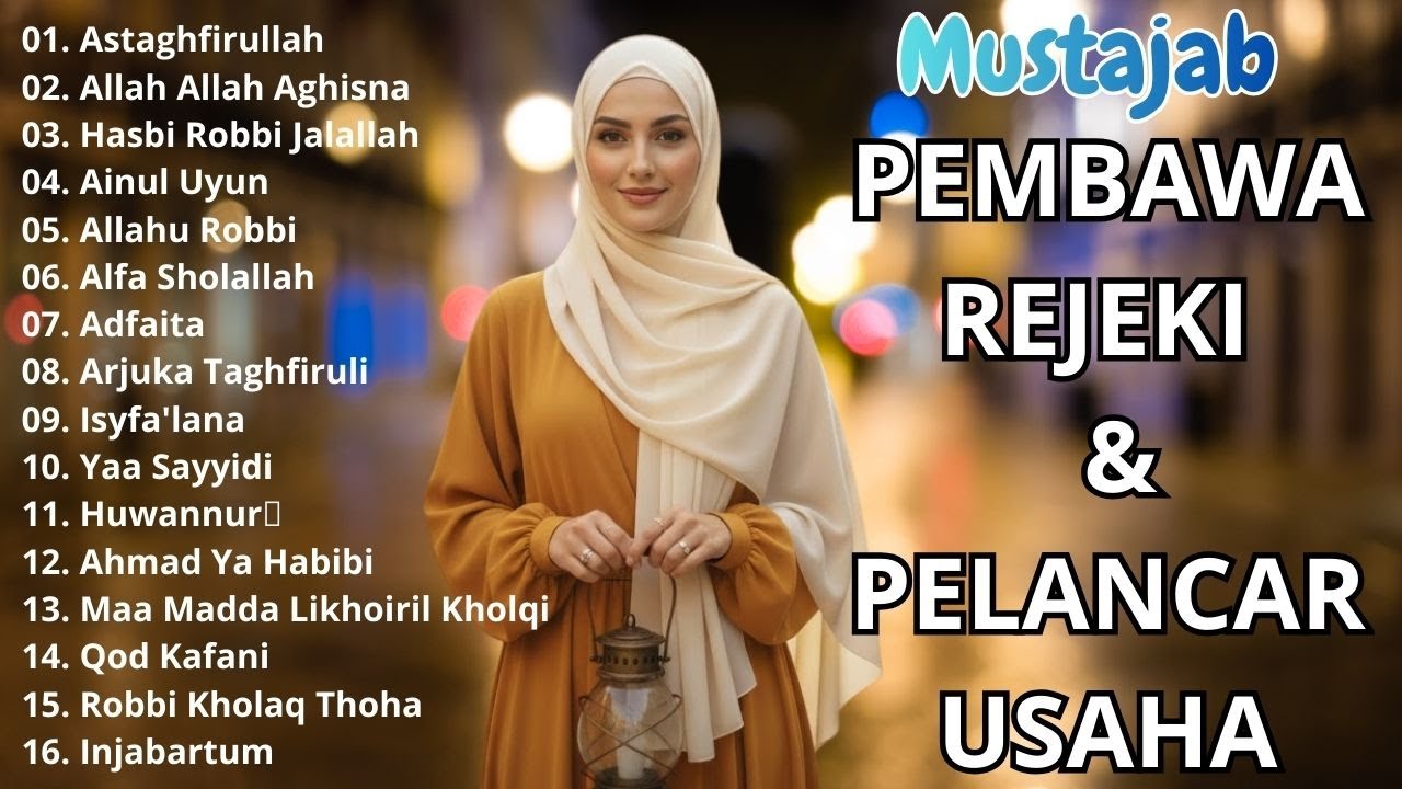 SHOLAWAT NABI PEMBUKA PINTU REZEKI 🕋MUSTAJAB🪔PEMBAWA REJEKI || PELANCAR USAHA