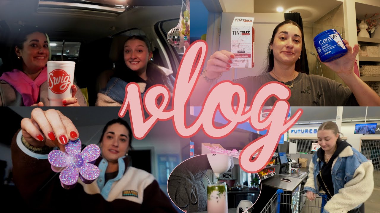 Проведи со мной несколько дней 💞 покрась брови дома, закажи новый напиток и многое другое!