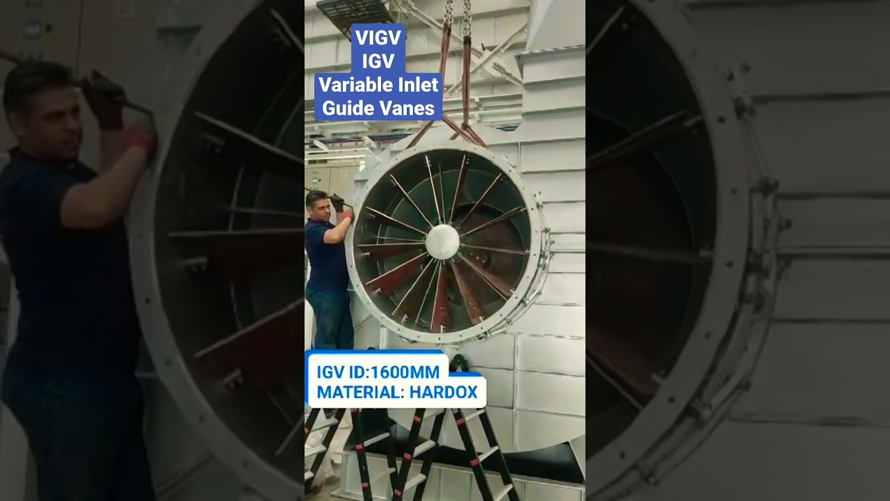 #IGV regulate the #flow and #pressure that enters a #centrifugal #compressor. By Tapco