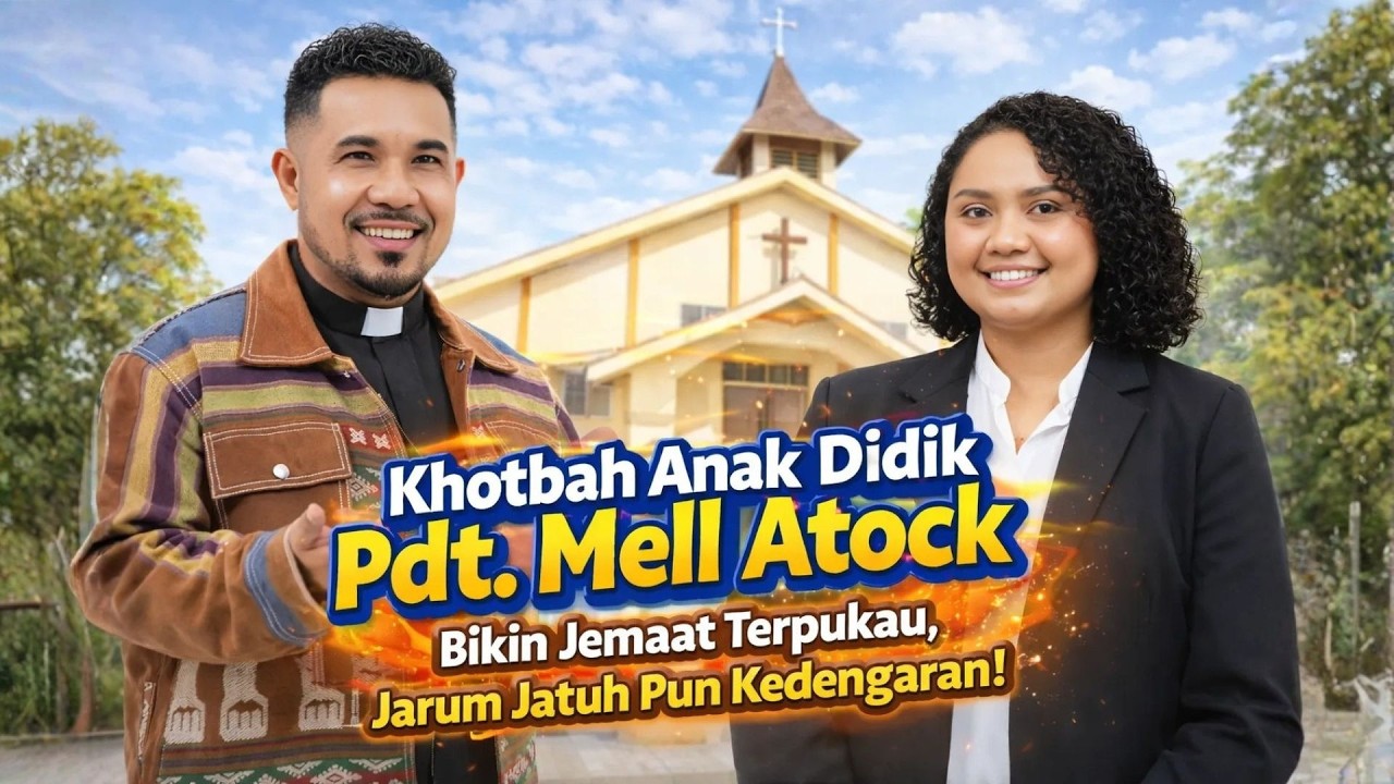Khotbah Anak Didik Pdt. Mell Atock, Bikin Jemaat Terpukau, Jarum Jatuh Pun Kedengaran!