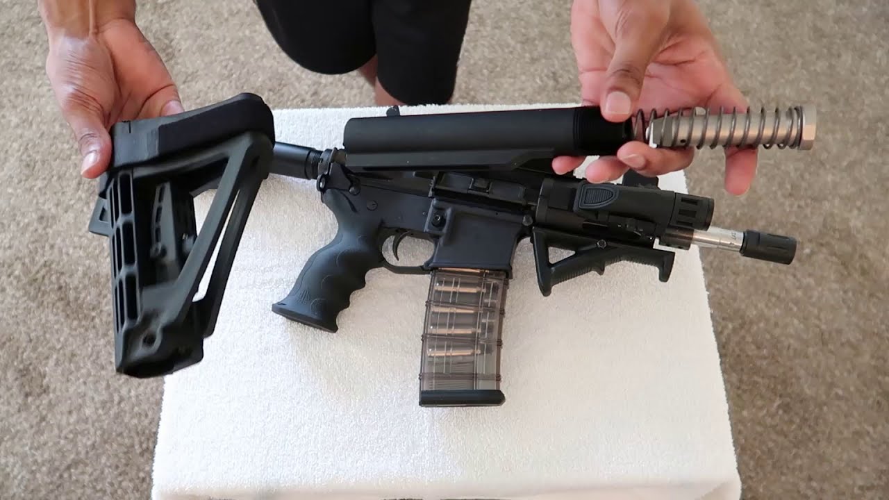 Замена приклада Shockwave Blade на SBA4 (модернизация/замена пистолетного приклада)