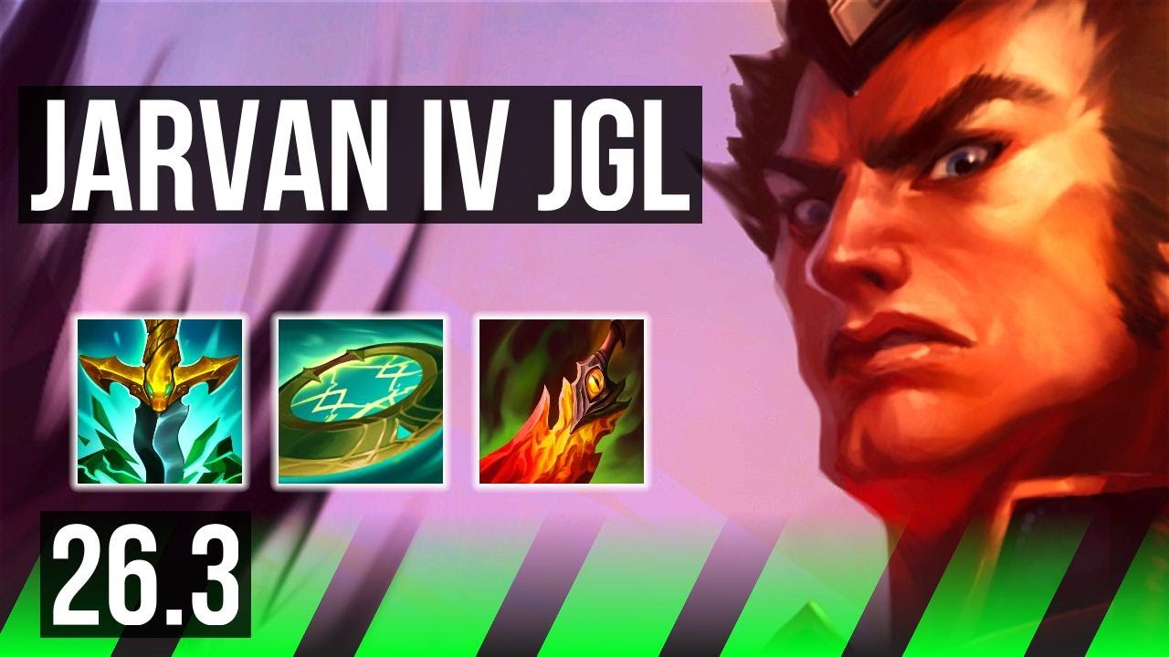 JARVAN IV vs AATROX (JGL) | Good KDA: 9/1/9 | NA Grandmaster | 26.3