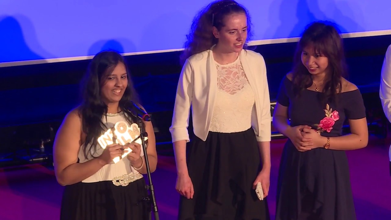 Laurence Rickard presents- Best Live Action Film 13 and Over at the Into Film Awards 2017