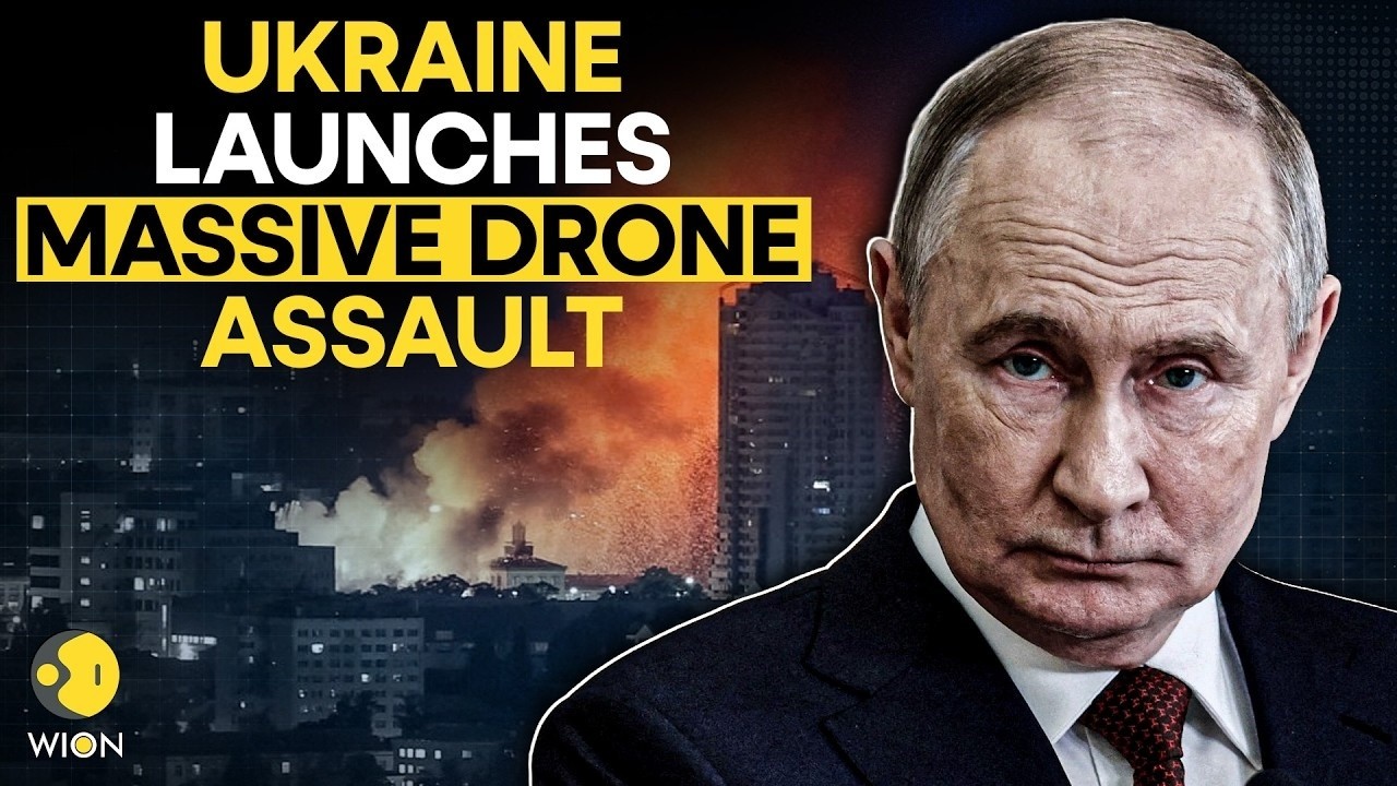 Russia-Ukraine War Live: Massive Ukrainian Drone Attack Strikes Multiple Regions | WION News