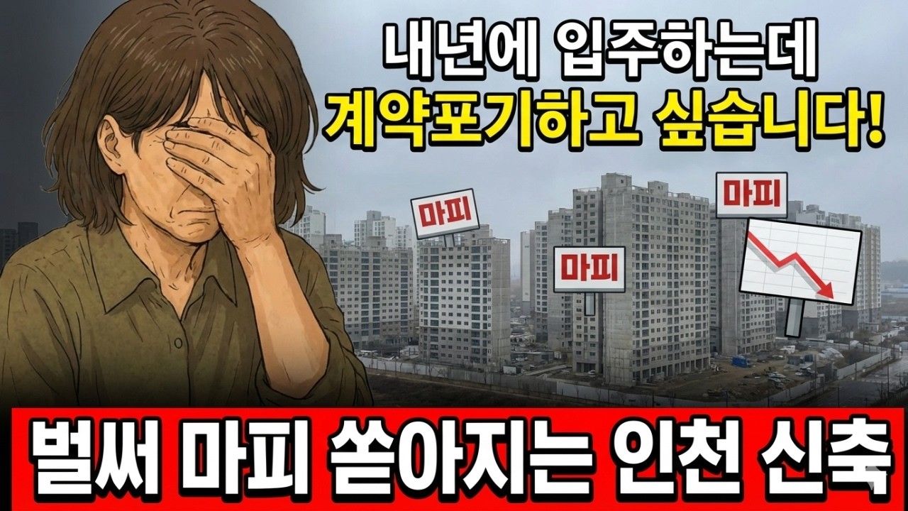 '내년에 입주하는 계약 포기하고 싶습니다!' 눈물의 인천 신축! 끝없이 하락하는 가격에 대성통곡하는 집주인들 [부동산 아파트 집값전망 하락 폭락] [26년 2월]