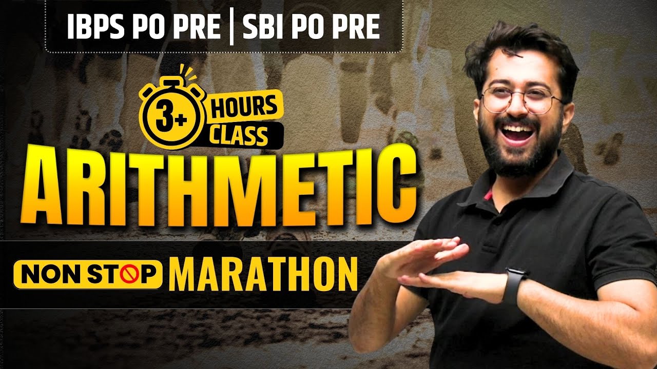🔥 Arithmetic Marathon | Quant Marathon | IBPS PO Pre 2023 | SBI PO Pre 2023 | Aashish Arora