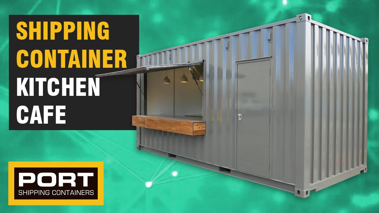 Мы переоборудовали грузовой контейнер в передвижную кухню — Port Shipping Containers