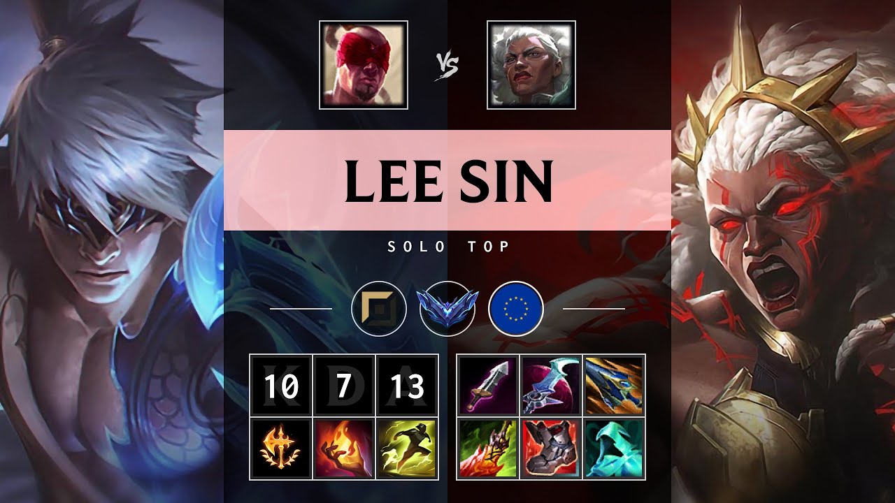 Lee Sin Top vs Ambessa - EUW Diamond Patch 25.13