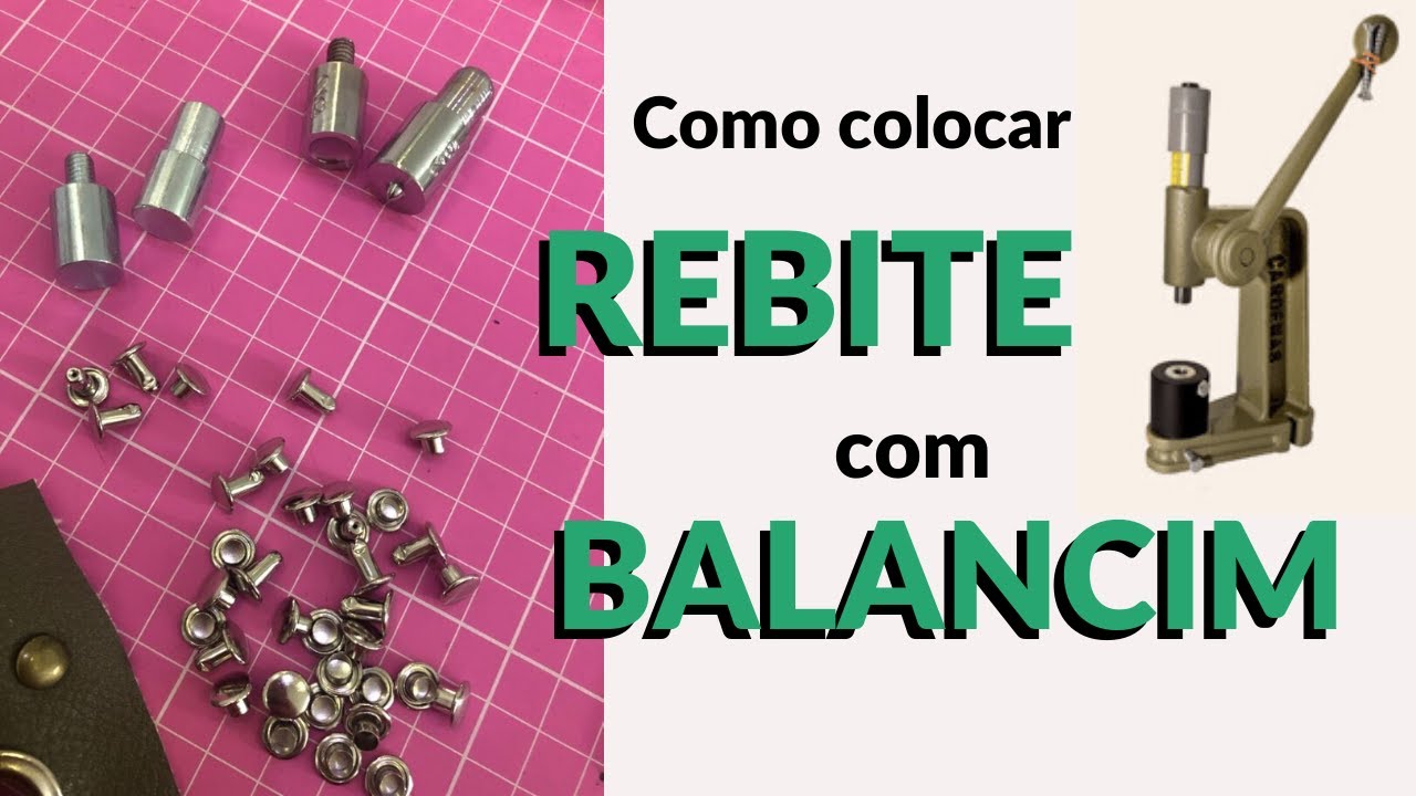 Como colocar REBITE usando o BALANCIM (simples e duplo) Passo a Passo