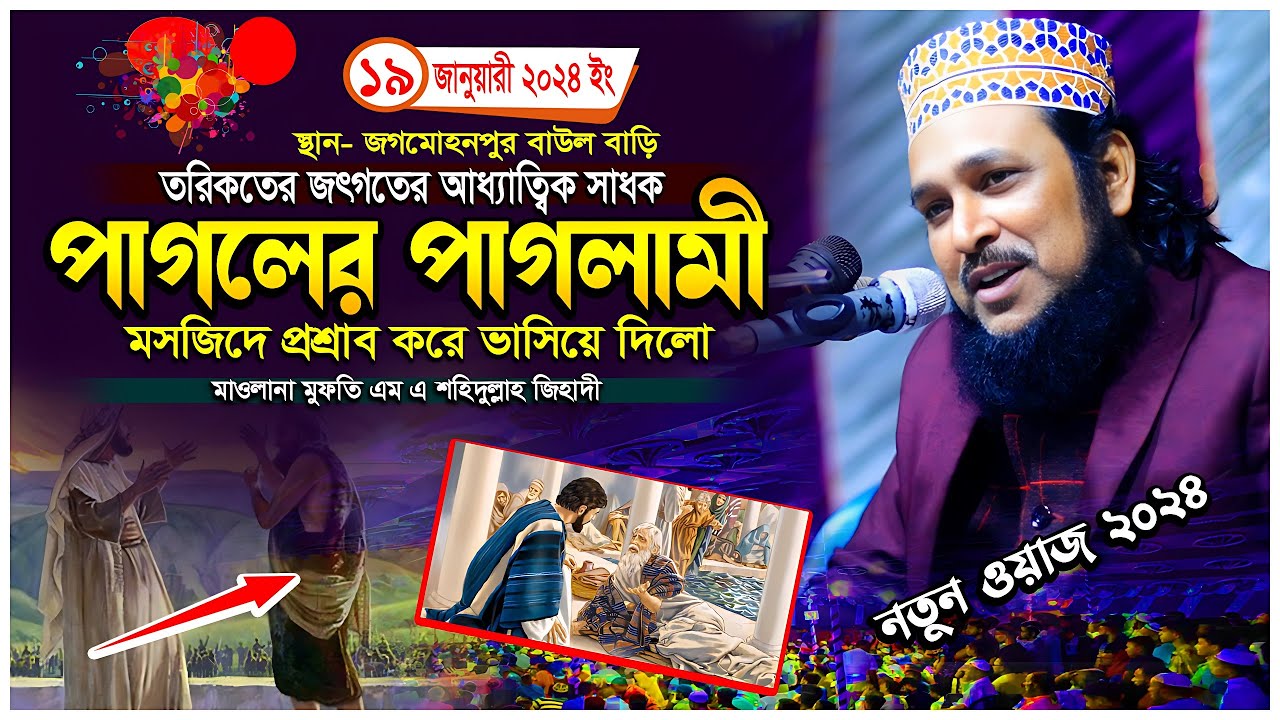 পাগলের পাগলামী । মসজিদে প্রশ্রাব করে দিলো । আজব এক বান্দার কাহিনী । মুফতি এম এ শহিদুল্লাহ জিহাদী