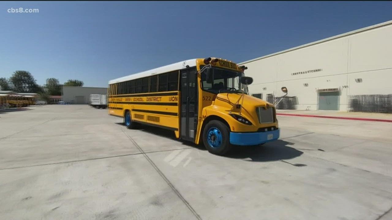 Earth 8: Battery-powered school buses hit the road in Cajon Valley Union School District