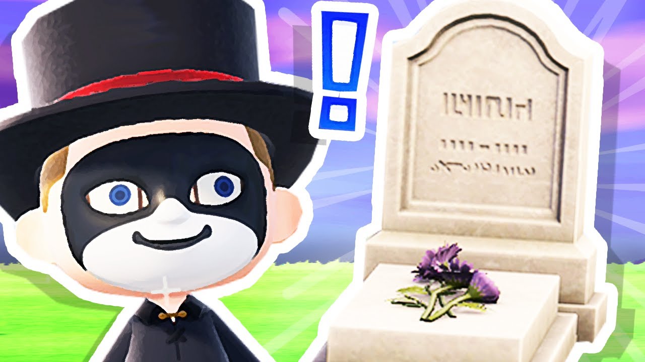 Building a GRAVEYARD in Animal Crossing!