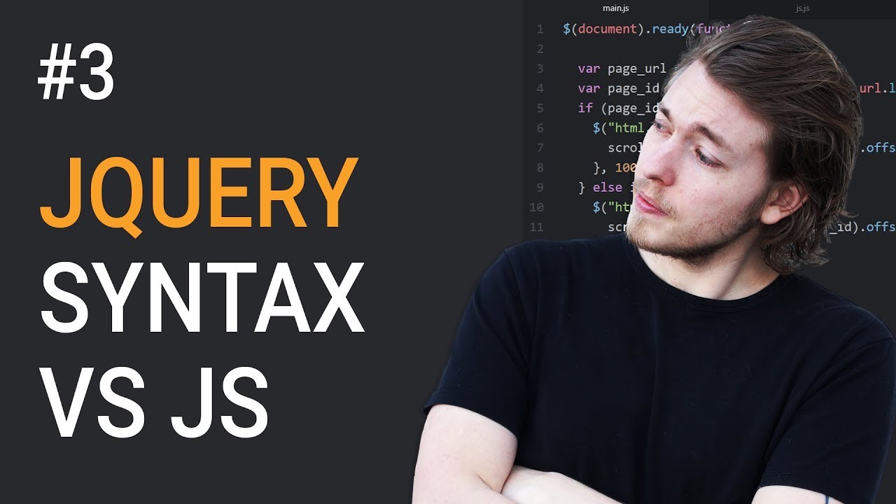 3: jQuery syntax and differences from JavaScript - Learn jQuery front-end programming