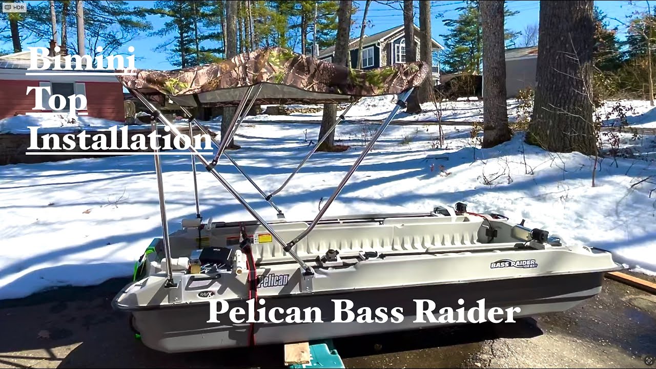 Pelican Bass Raider Gets a Bimini Top!