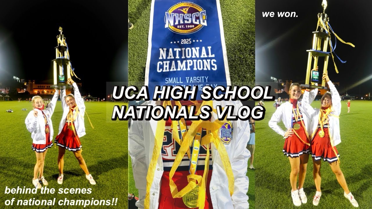 2025 UCA HIGH SCHOOL NATIONALS VLOG || JUNIORITIS ep: 6 (winning nationals with pike lib cheer)