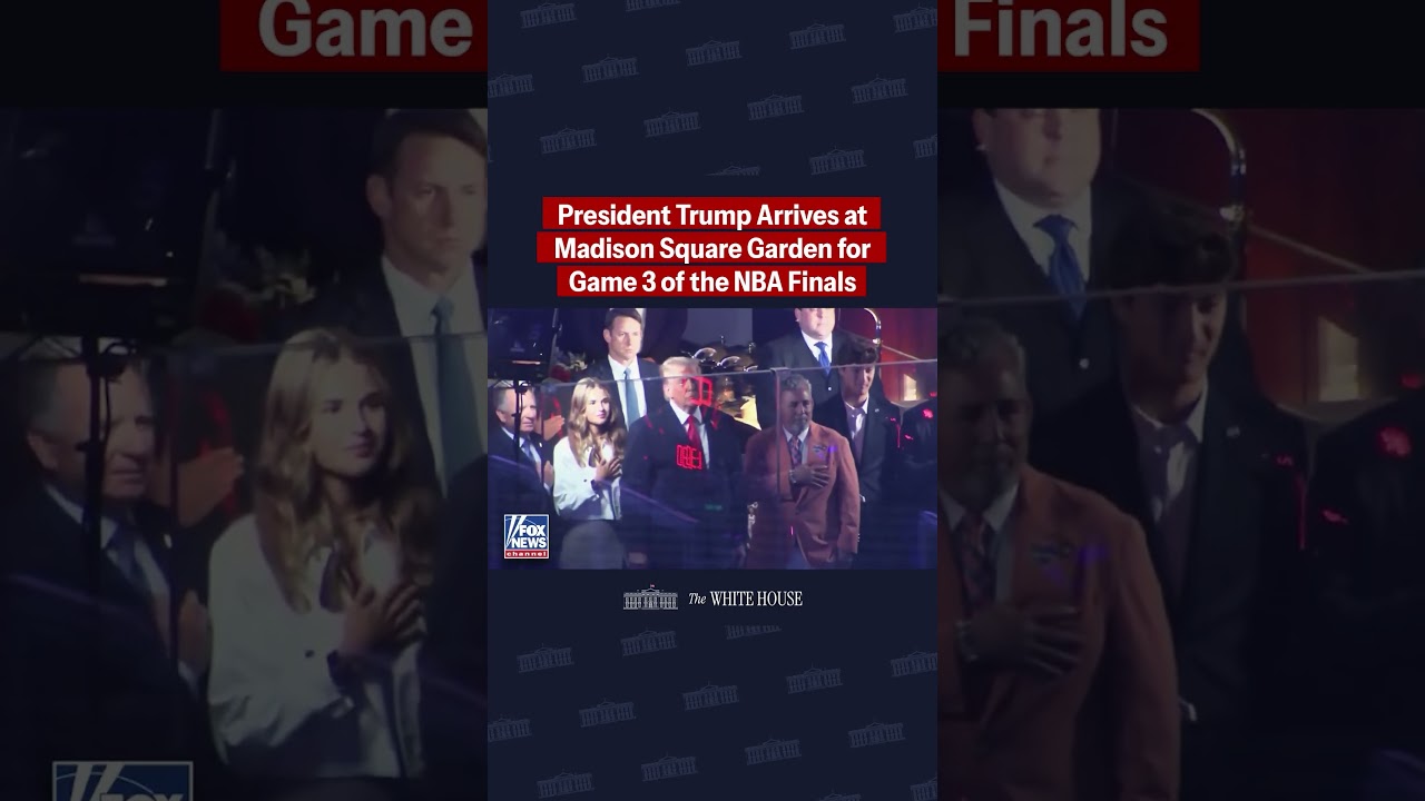 NBA Finals: Trump arrives to Madison Square Garden, becomes first sitting U.S. President to attend 🔥