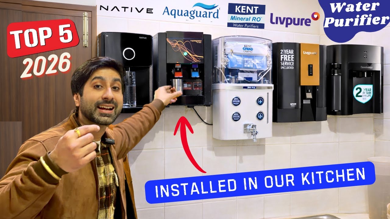 Top 5 Best RO Water Purifier In 2026 || Kent Supreme Star, Atomberg, Aquaguard, Livpure, Pureit