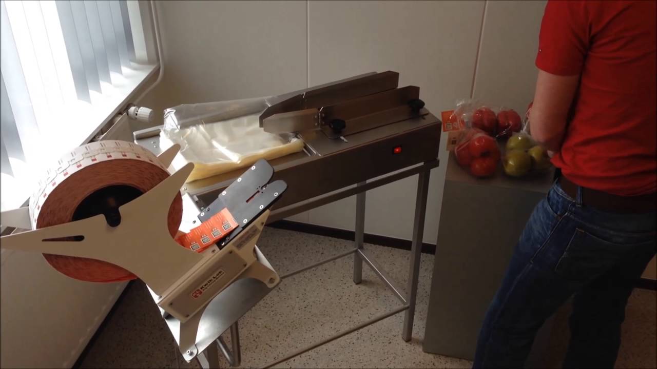 HOBA & KWIK LOK Maszyna do ręcznego pakowania warzyw, z rozdmuchiwaczem woreczków