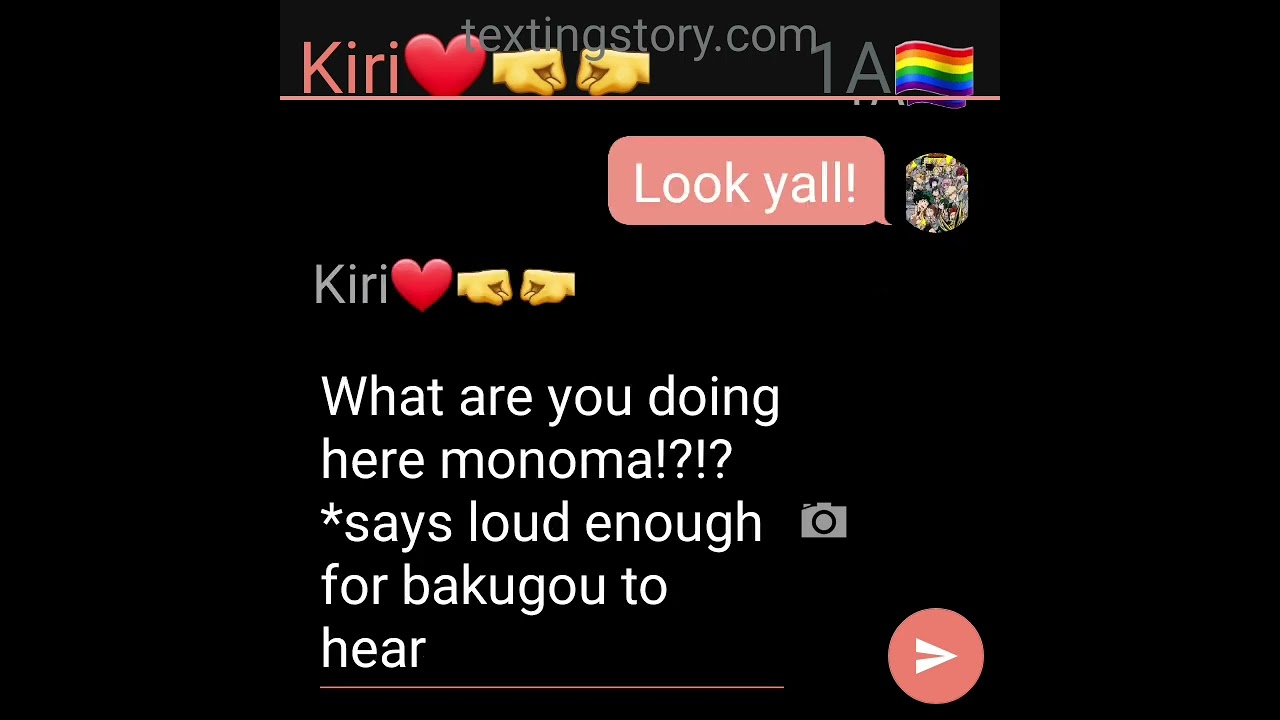 monobaku [texting story]        -hi..I'm kats..👋🏽-