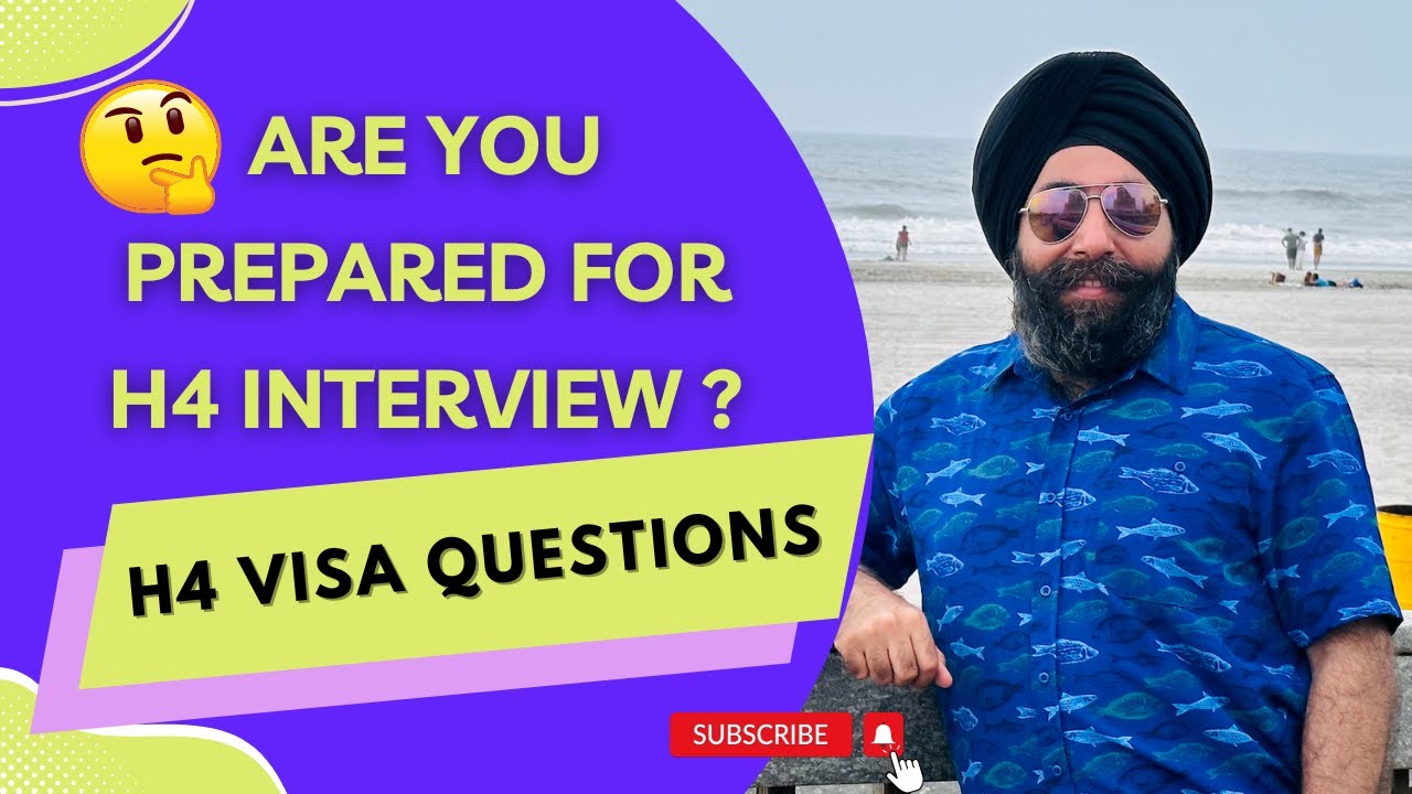 H4 Visa Interview Questions & Answers 2022 |Complete Guide under 10 mins | H4 Visa Interview Process