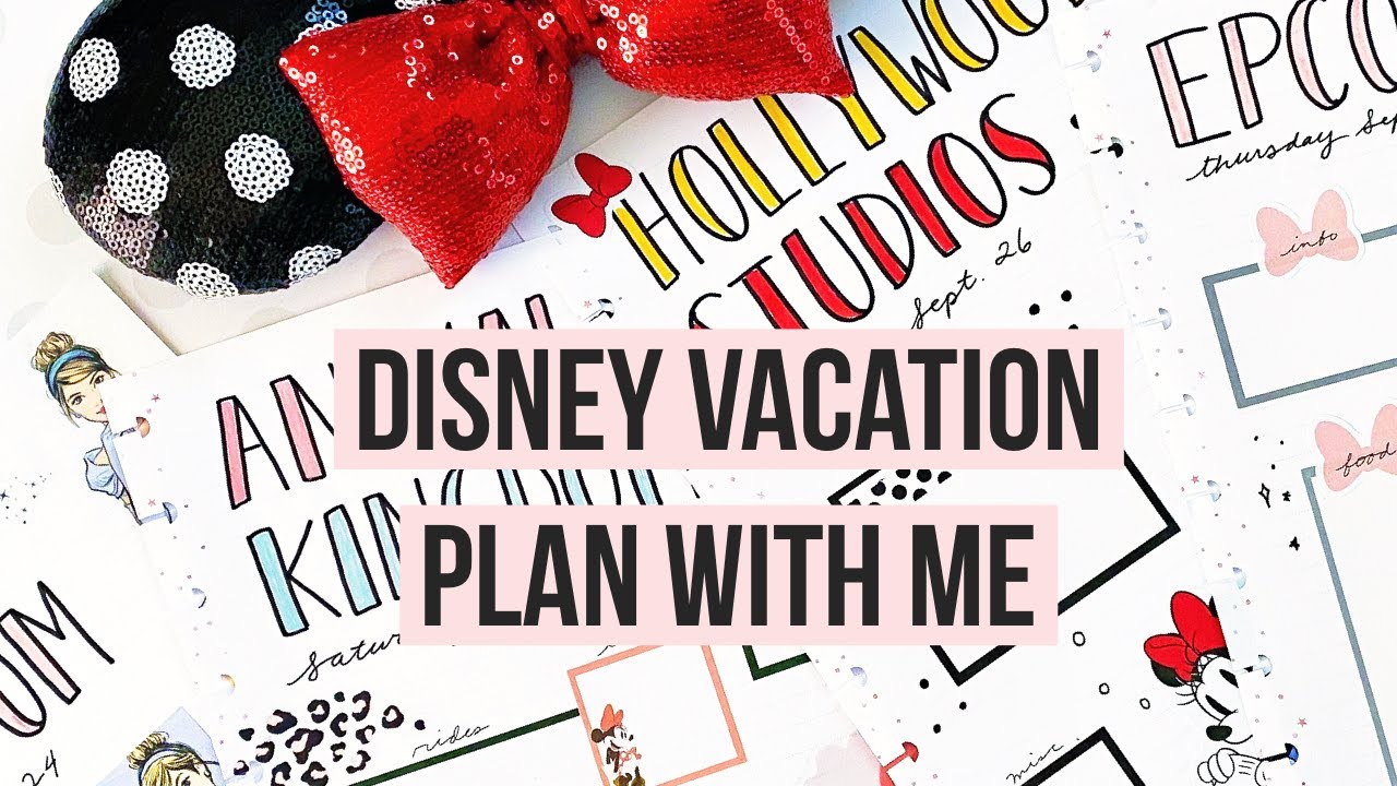 Planning my Disney World Vacation - Creating a Page for Each Park! | The Happy Planner