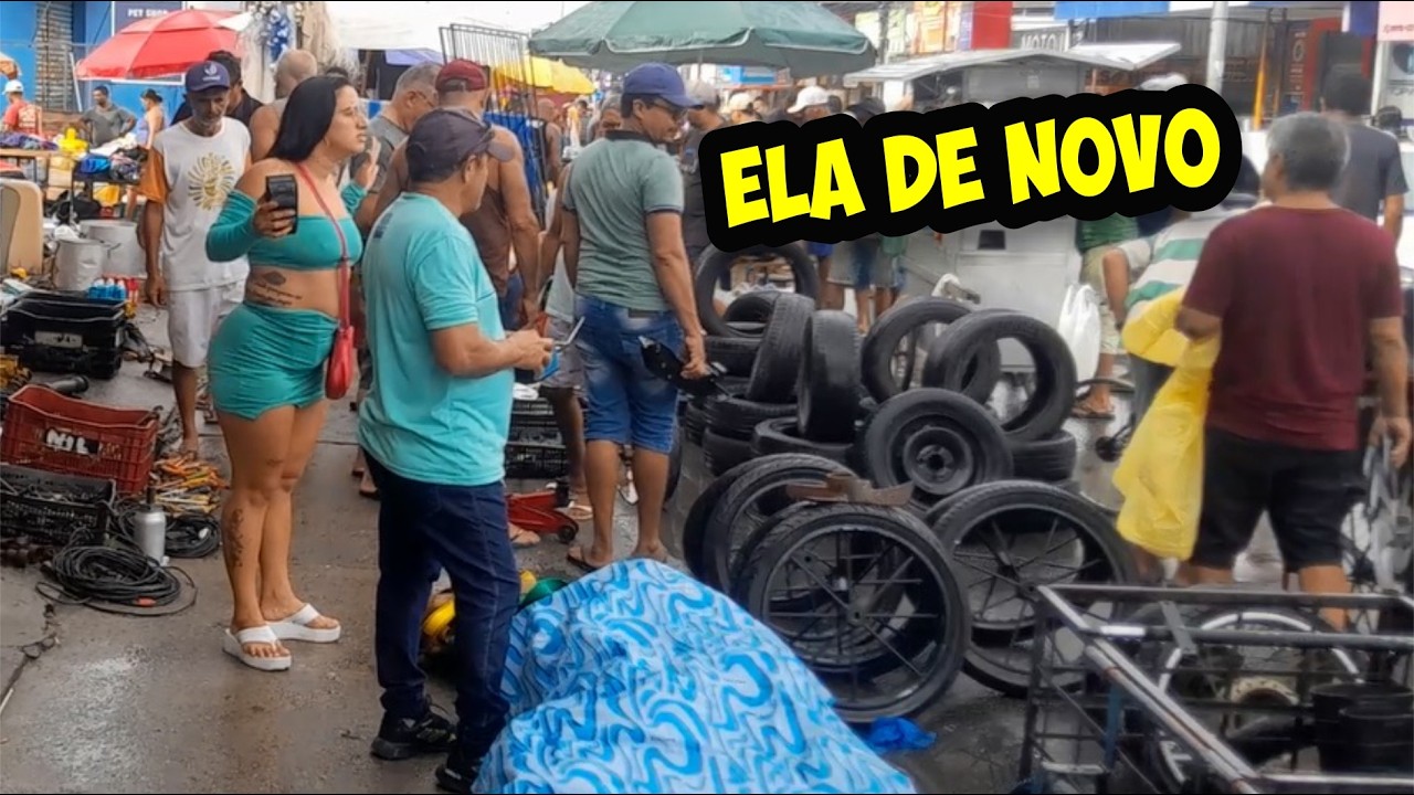 ELA GOSTA DA FEIRA DO ROLO QUE TEM TUDO