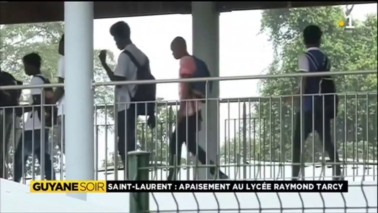 Saint-Laurent: l'apaisement retrouvé au lycée Raymond Tarcy.