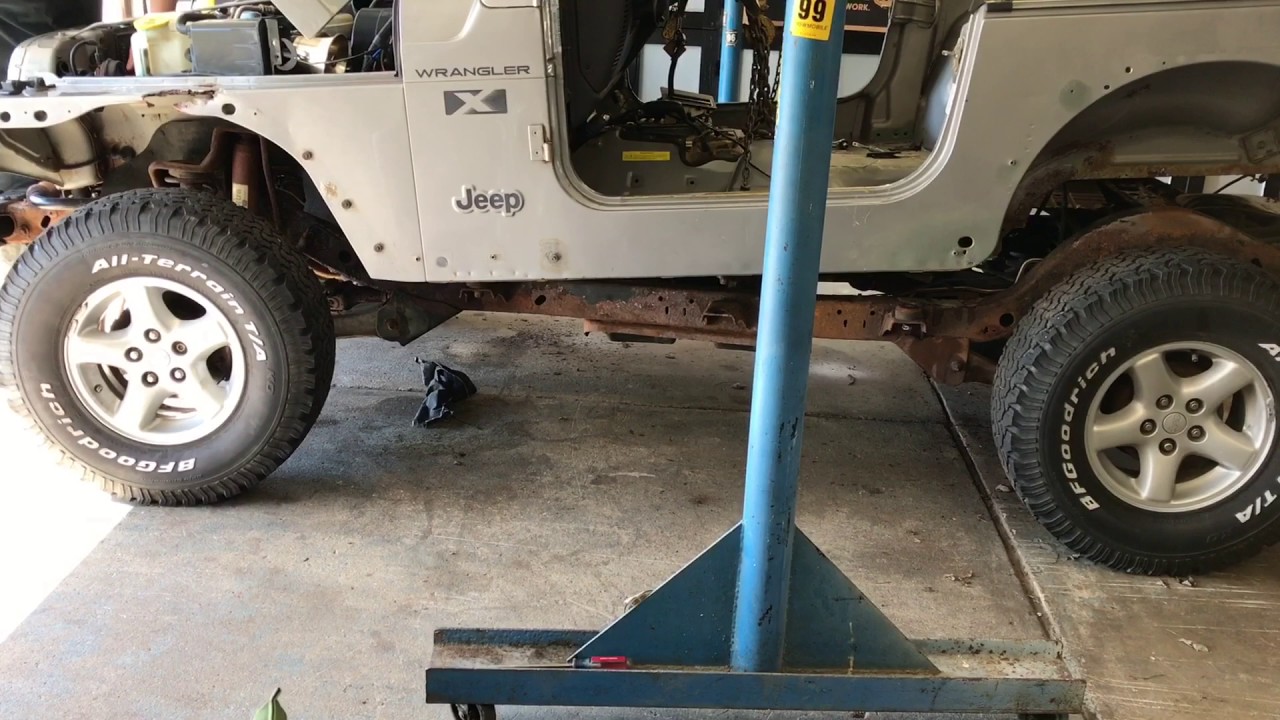 Project TJ - Body Removal 2002 Jeep Wrangler X TJ