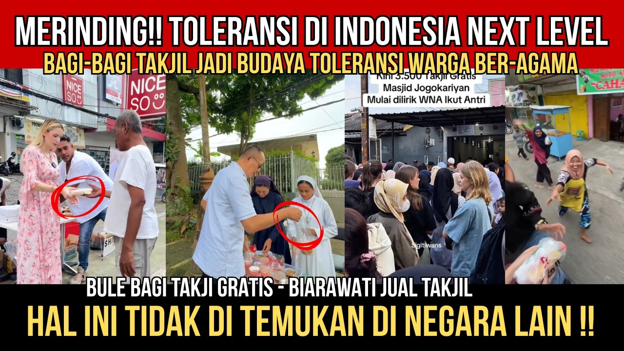 Lebih dari Sekadar Takjil! Inilah Wajah Toleransi Paling Indah di Indonesia
