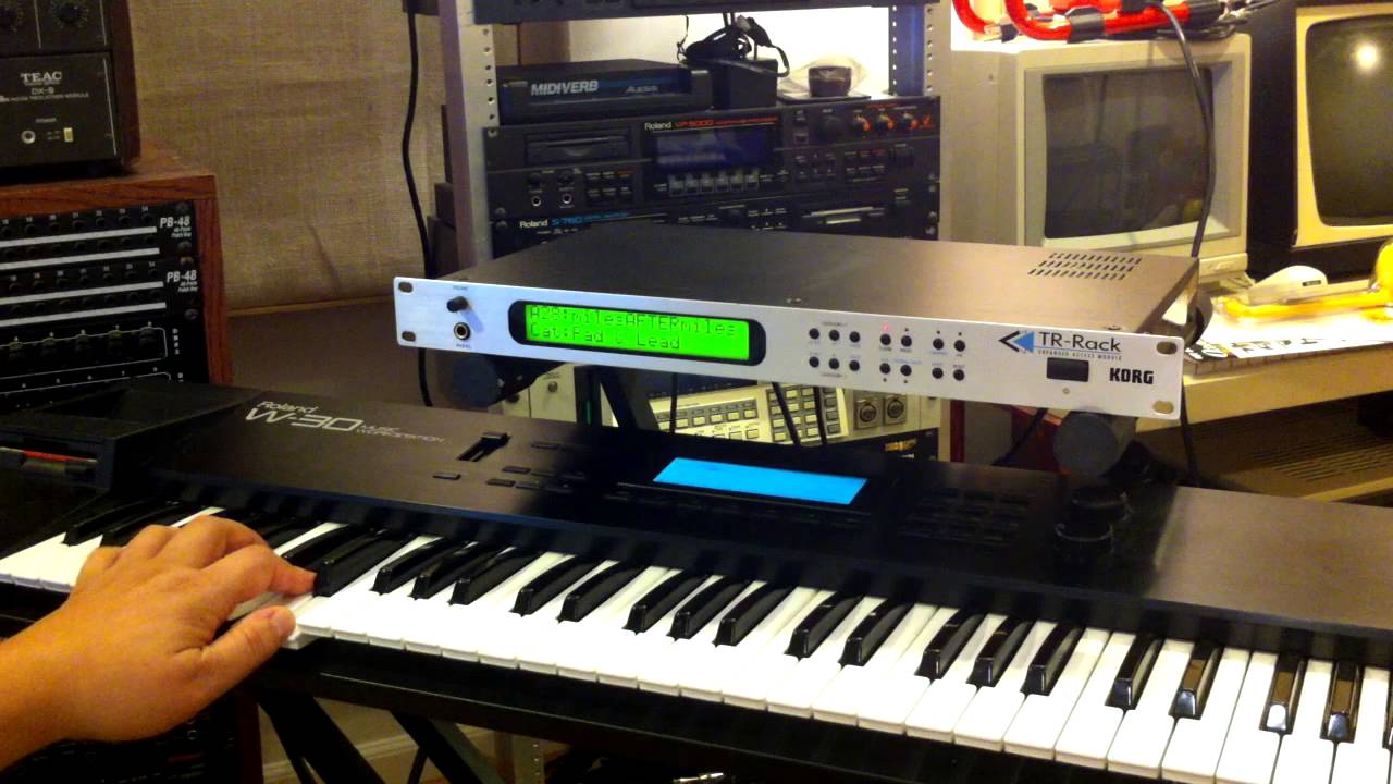 Korg TR-Rack demo