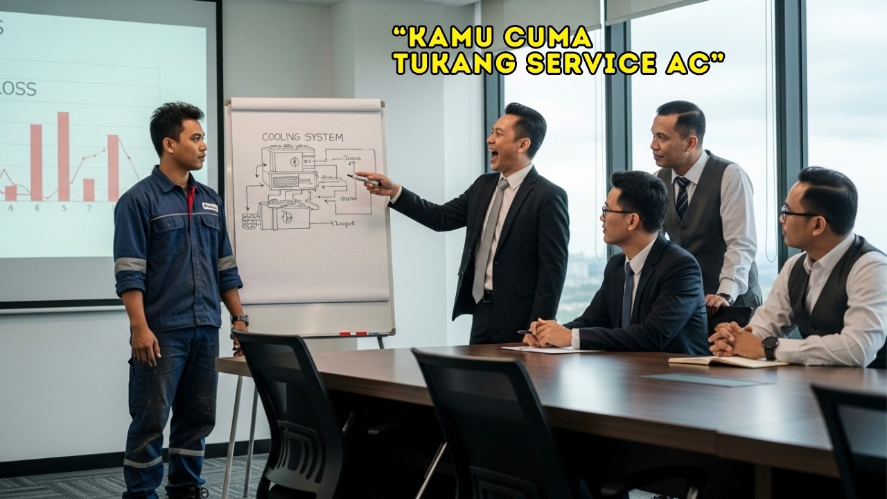PERUSAHAAN HAMPIR BANGKRUT… TAK ADA YANG MENYANGKA TEKNISI AC INI JADI PENYELAMATNYA!