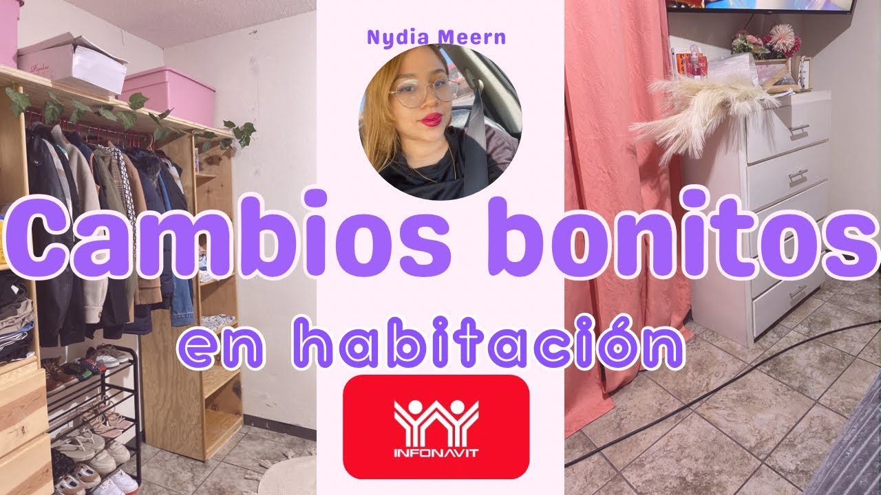 TRANSFORME MI HABITACION🌸CON POCO DINERO 💴#vlog #infonavit 