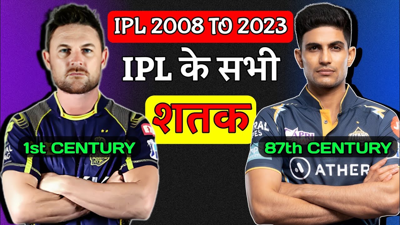 IPL 2008 To 2023 IPL के सभी शतक | All Hundreds Of IPL History | IPL All Centuries
