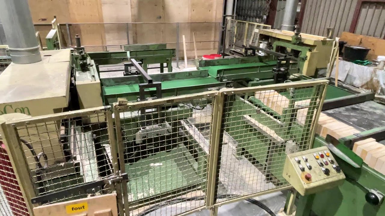 Diba Machinehandel l Grecon finger jointing line Supra 5