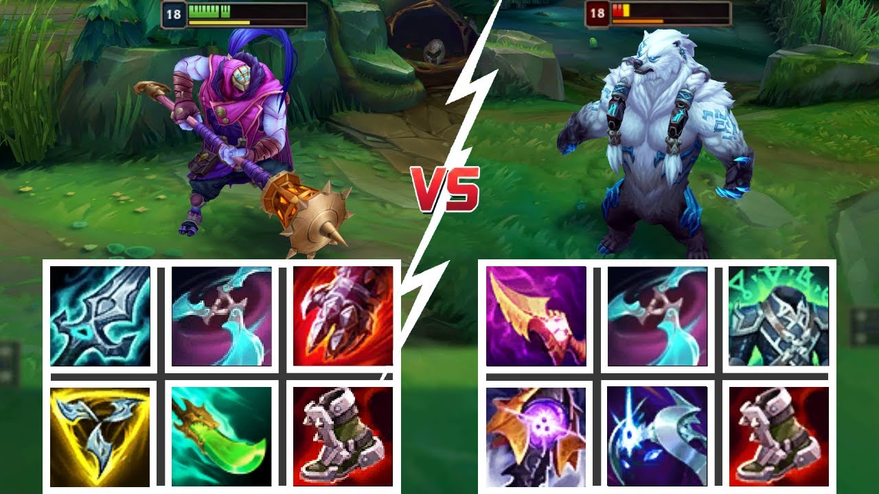 JAX vs VOLIBEAR FULL BUILD FIGHT