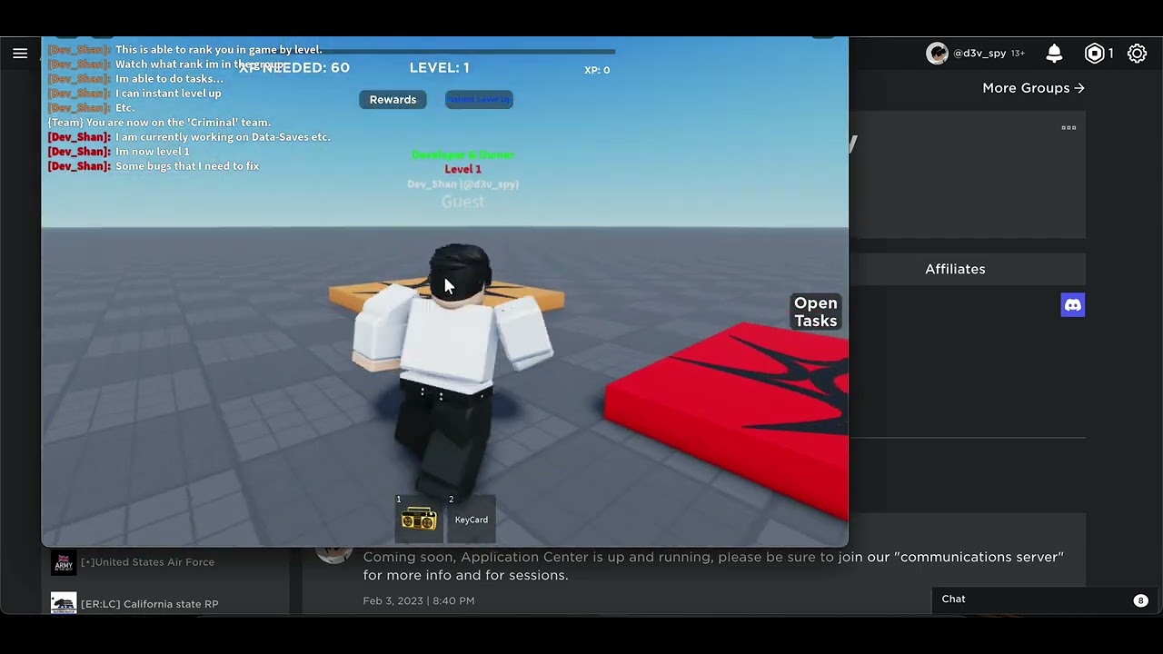 ROBLOX -Group Ranking System