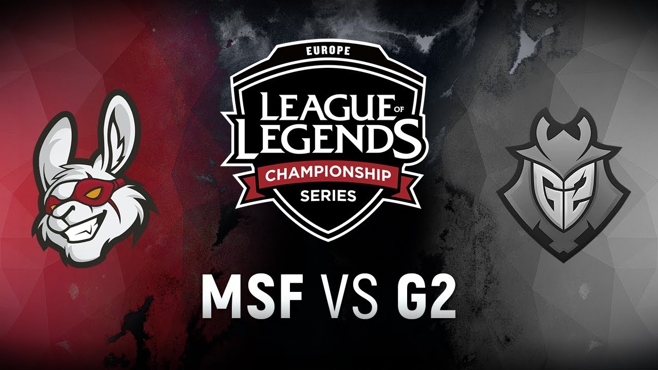 MSF vs. G2 - Week 4 Day 1 | EU LCS Summer Split | Misfits Gaming vs. G2 Esports (2018)