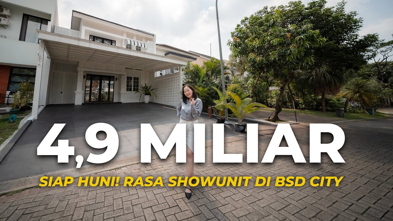 Rp 4.9 M | Rumah BSD Full Furnished Interior American Classic