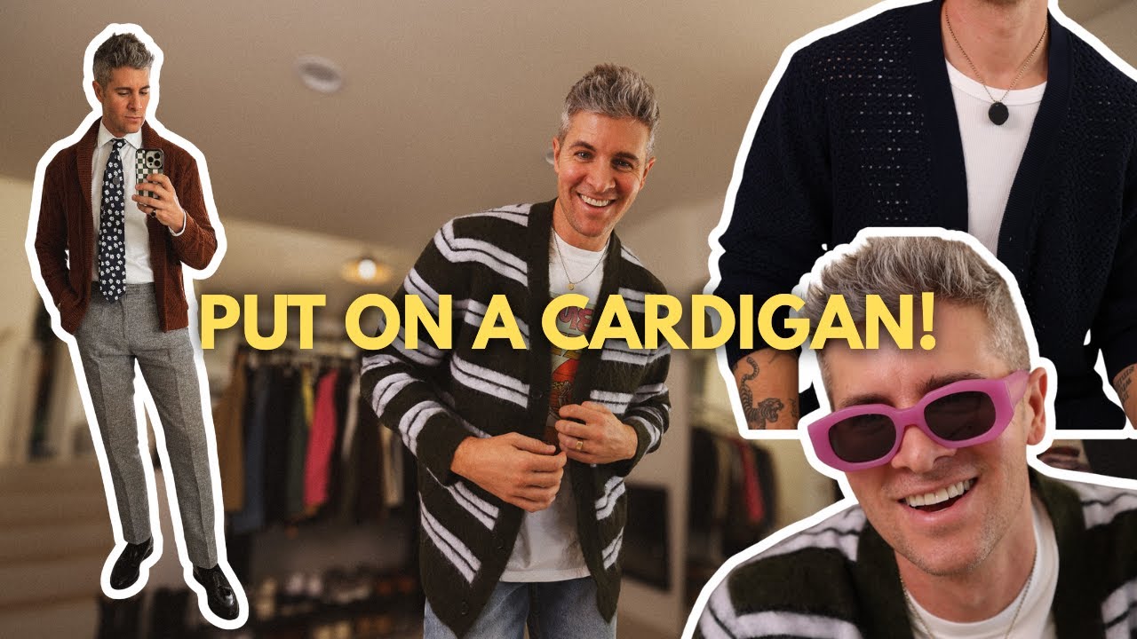 Wear a Cardigan Without Looking like a Grandpa
