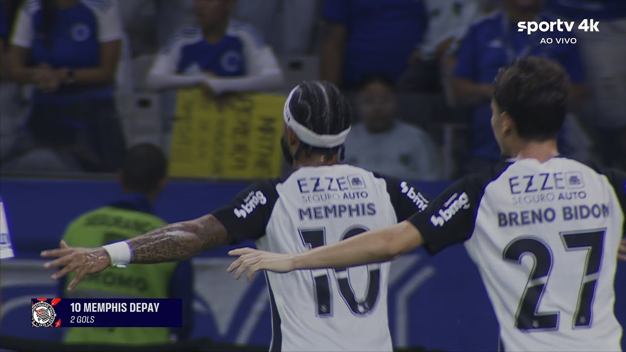 Gol de Memphis Depay em 4K - Cruzeiro 0 x 1 Corinthians - Copa do Brasil 2025