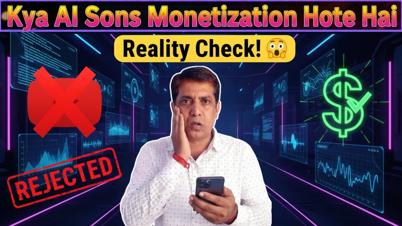AI Song Monetize Hoga Ya Nahin? ✅ | AI Music Channel Monetization Reality Check