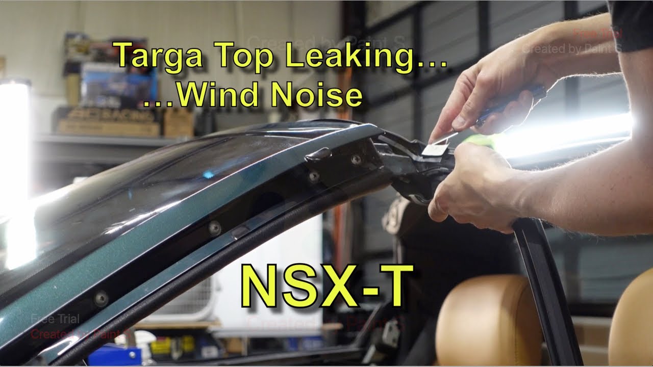 NSX-T Targa Seals Replacement.,