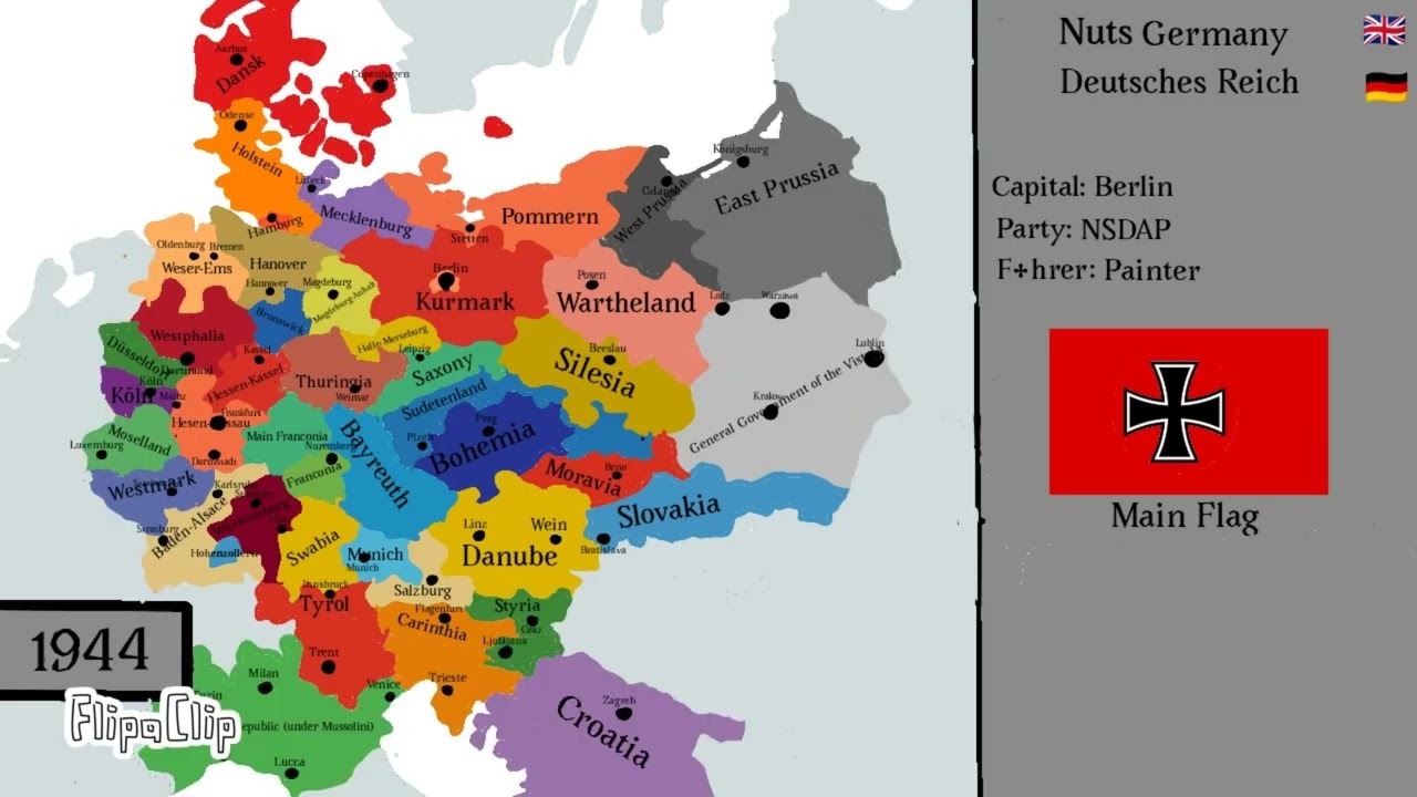 History of German States every year 1815-2025